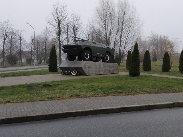 Monument to soldiers-internationalists