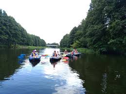 Water route on the river. Shchara