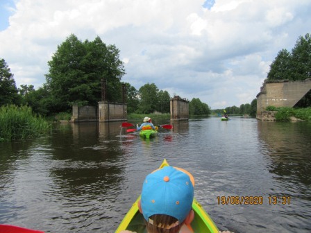 Along the channel of the Shara