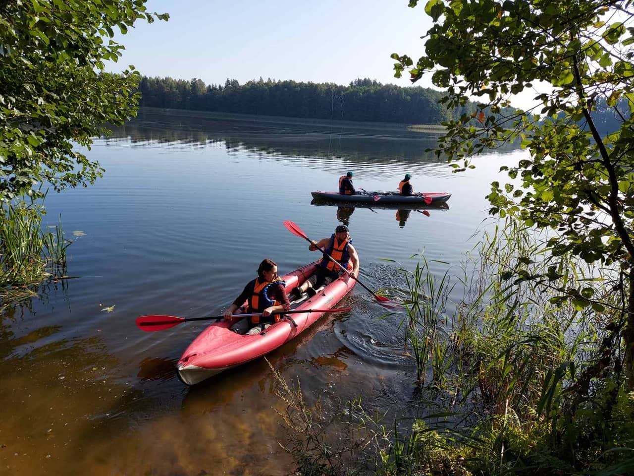 Water tourist route №3 on Sarochanskiye lakes