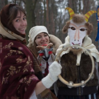 Christmas ritual &quot;Kalyadny patsehi&quot;