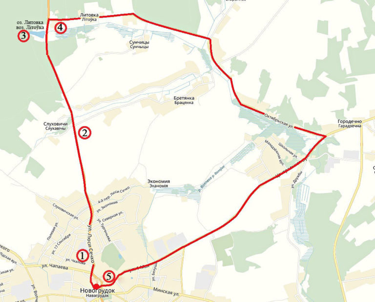 Cycle route № 439 “Grazyna heart”