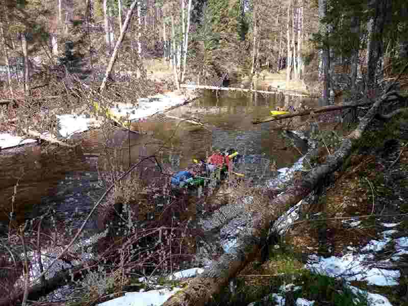 Excursion 2-day route along the Stracha river